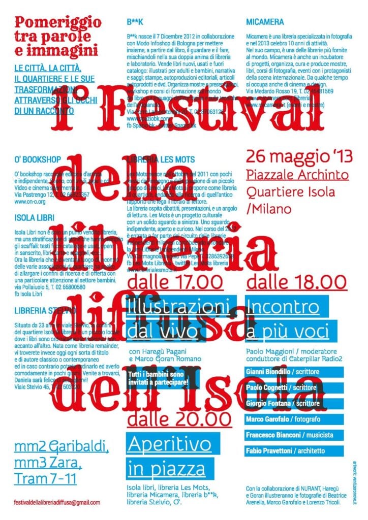 Festival della libreria diffusa dell’Isola