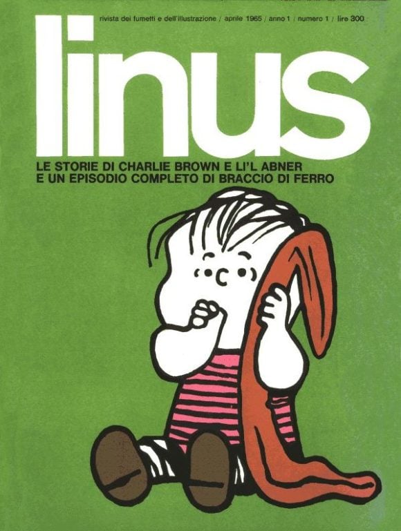 Il primo numero di Linus, 1 aprile 1965