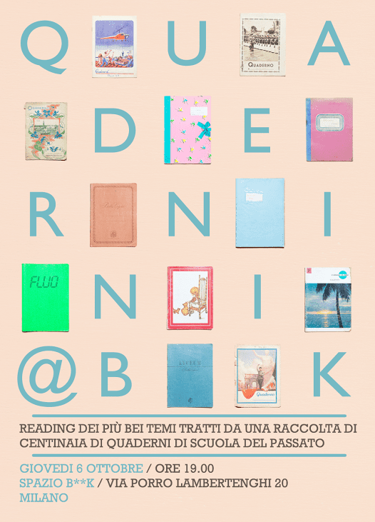 QUADERNINI – reading