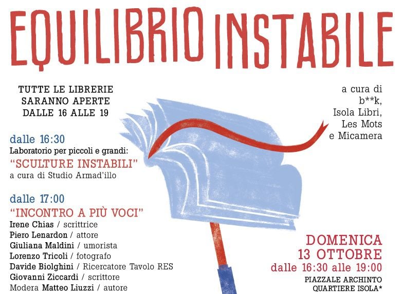 Equilibrio instabile – Secondo festival della libreria diffusa all’Isola