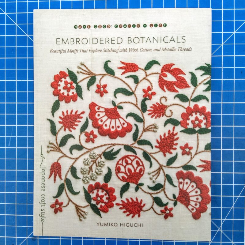Embroidered botanicals