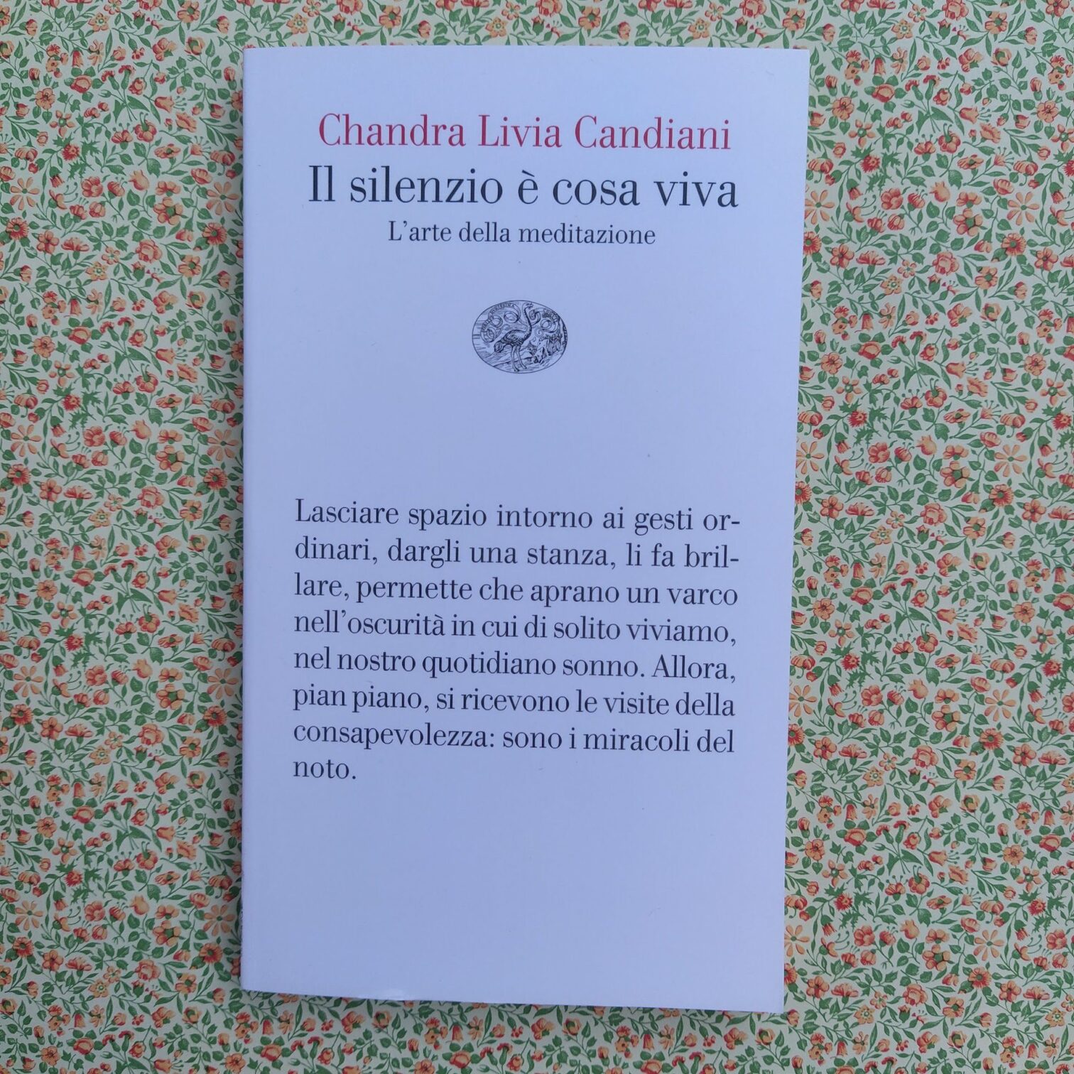 Il silenzio è cosa viva
