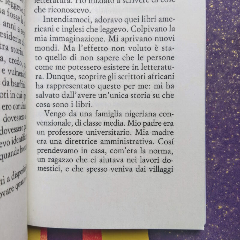 Il pericolo di un’unica storia
