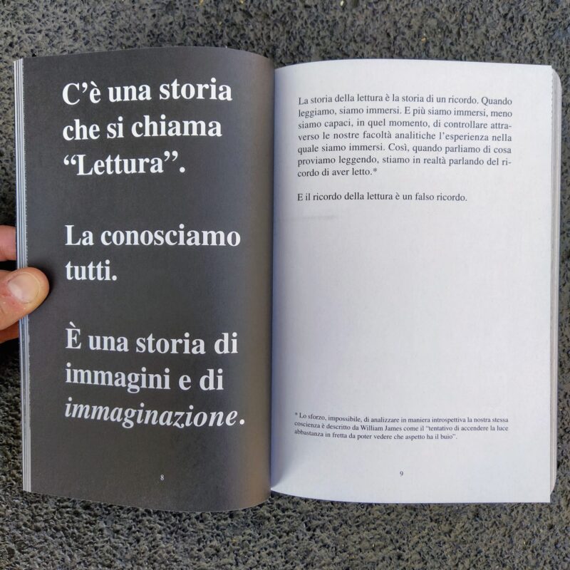 che cosa vediamo quando leggiamo