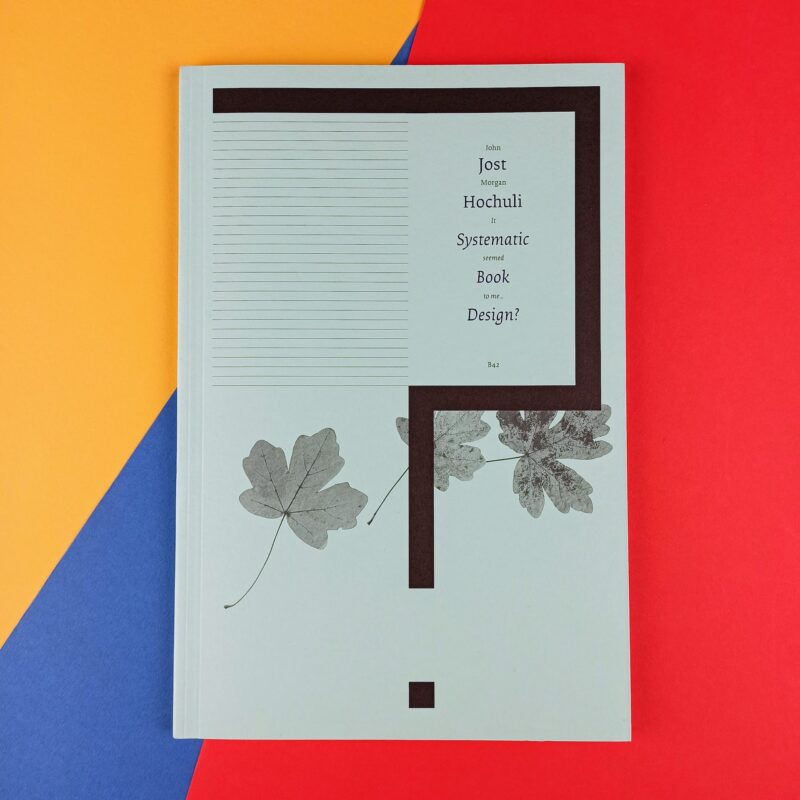 Systematic book design?