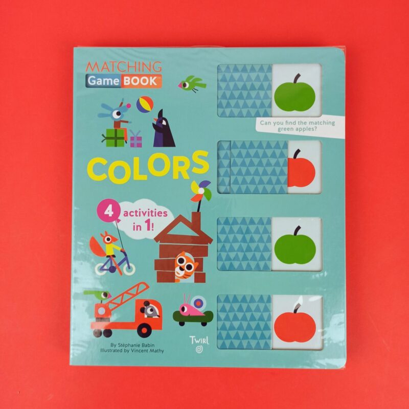 Matching game book: colors