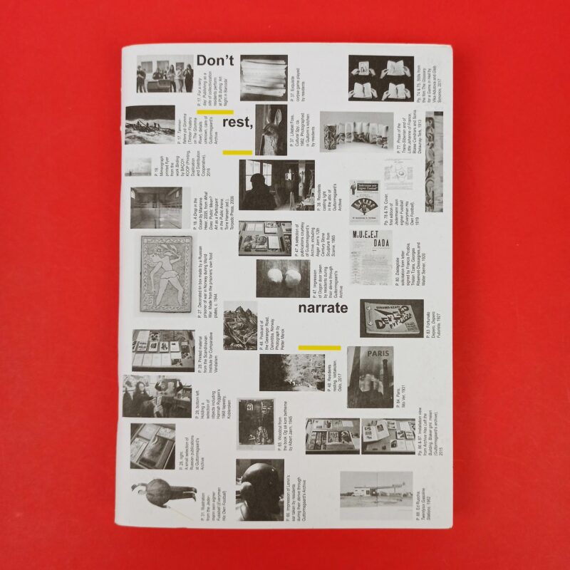 Don’t rest, narrate