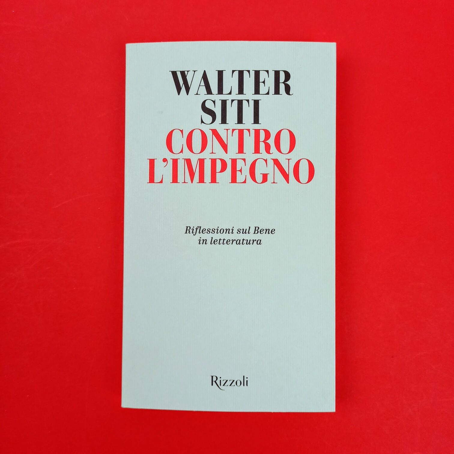 Contro l’impegno