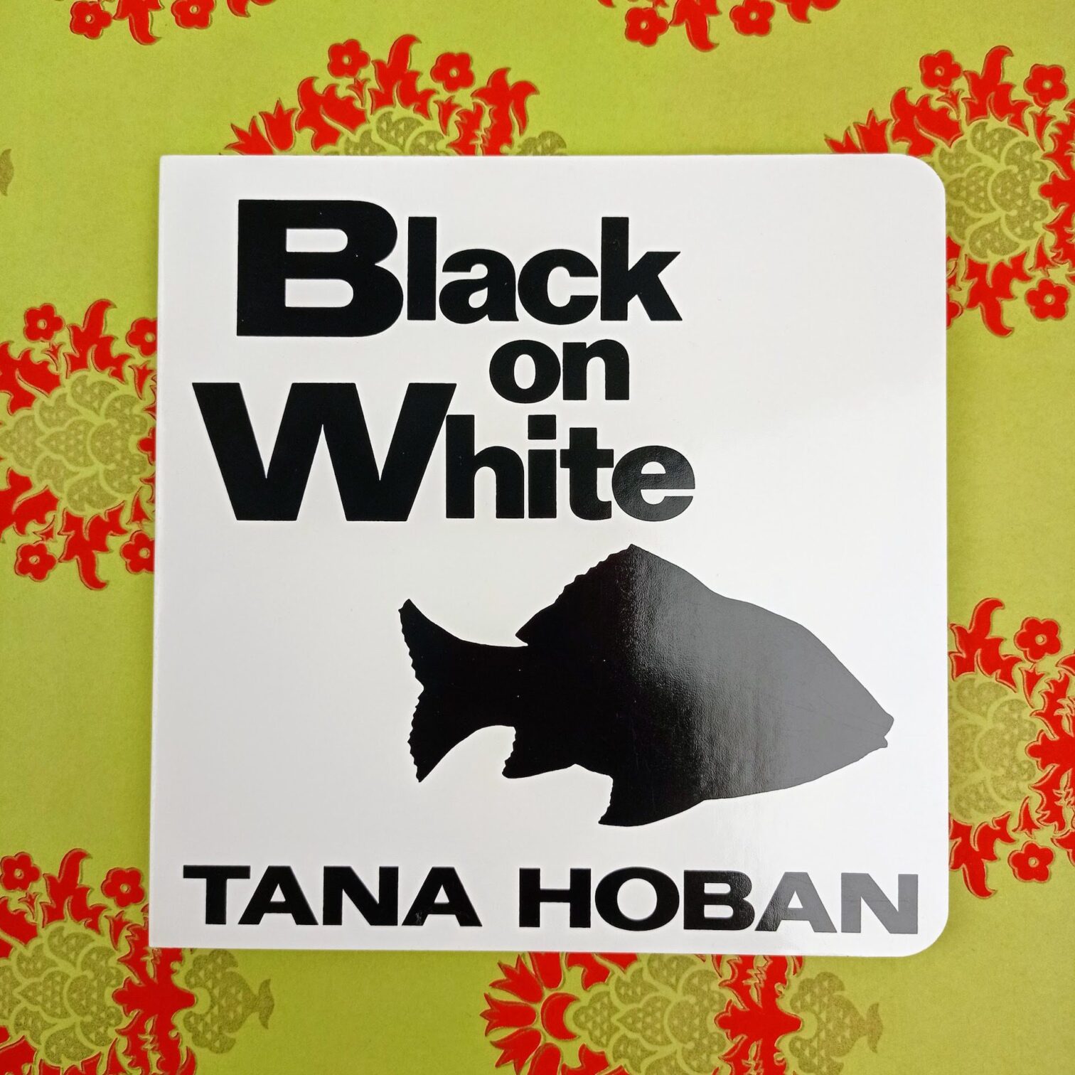 Black on white