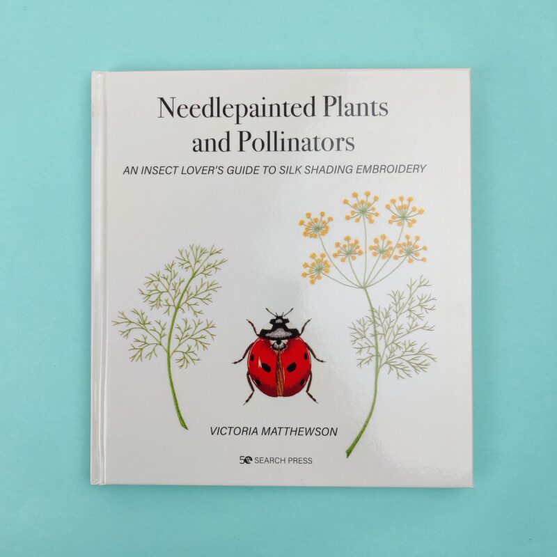 Needlepainted plants and pollinators