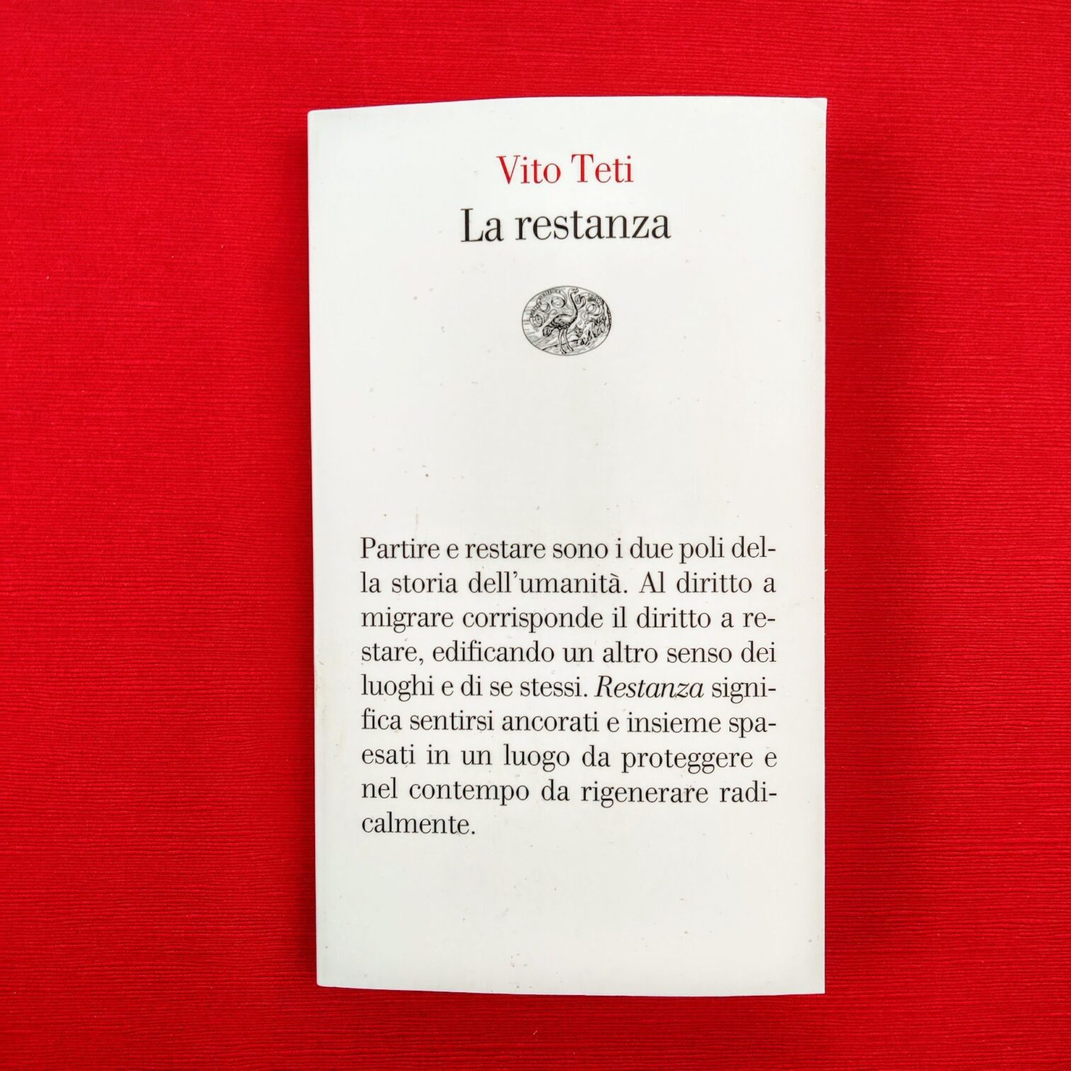 La restanza