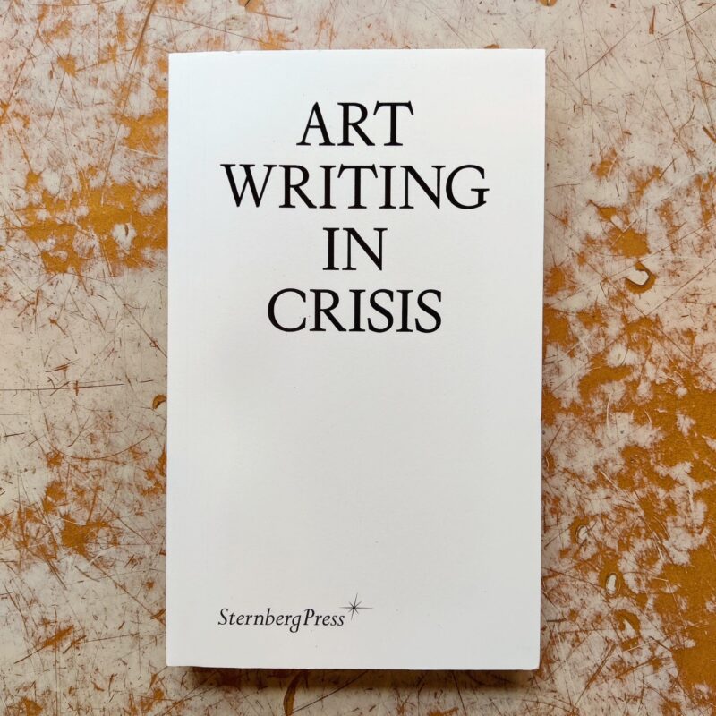 Art writing in crisis