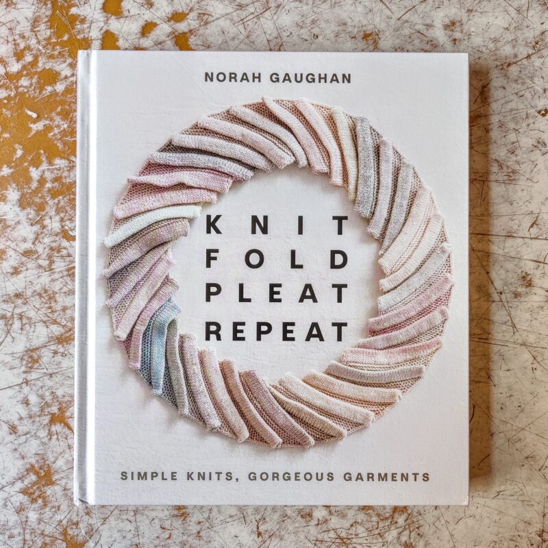 Knit fold pleat repeat