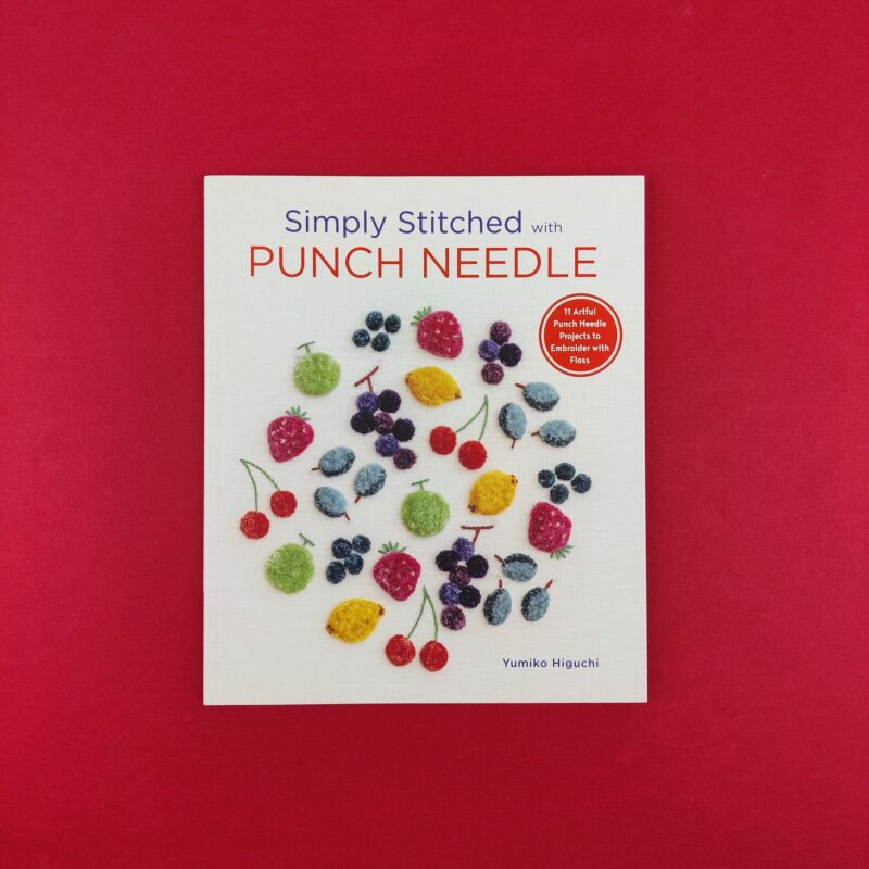 Simply stitched with punch needle