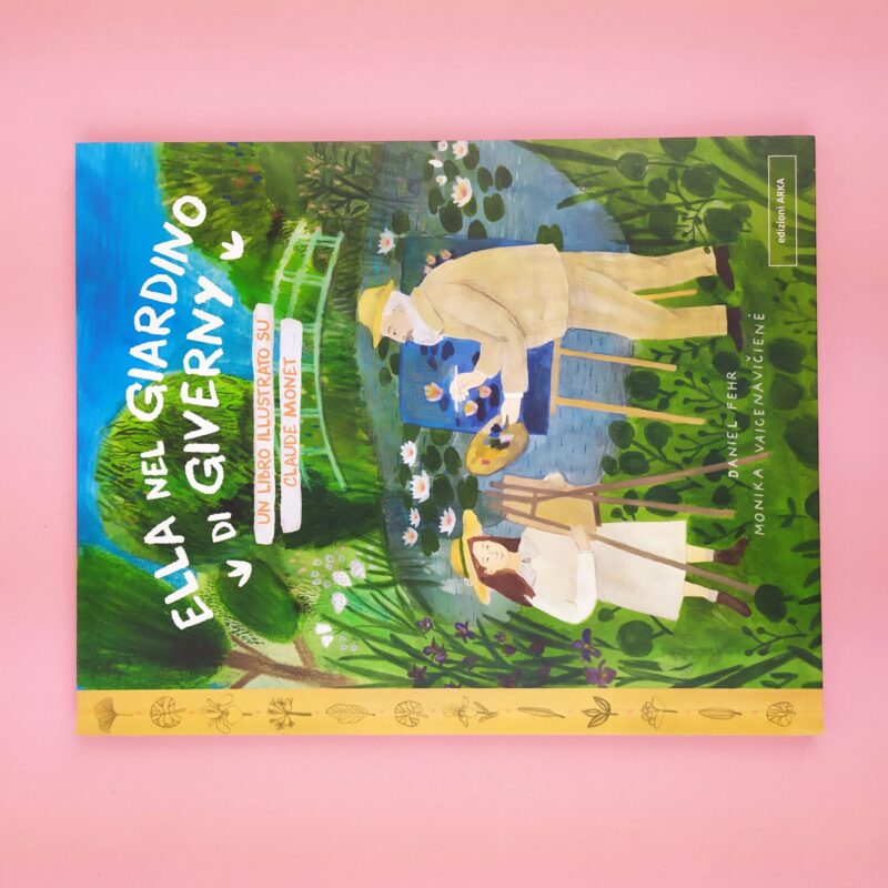 Ella nel giardino di Giverny