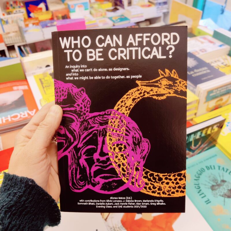 Who can afford to be critical?