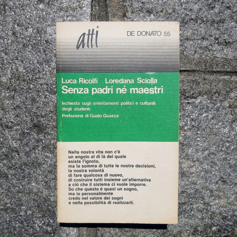 Senza padri né maestri