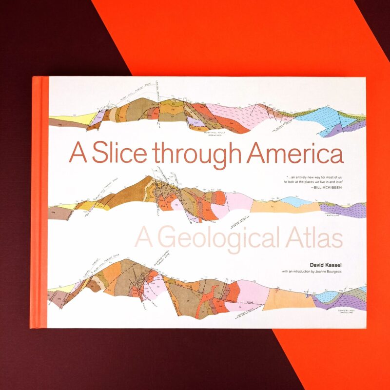 A slice through America. A geological atlas