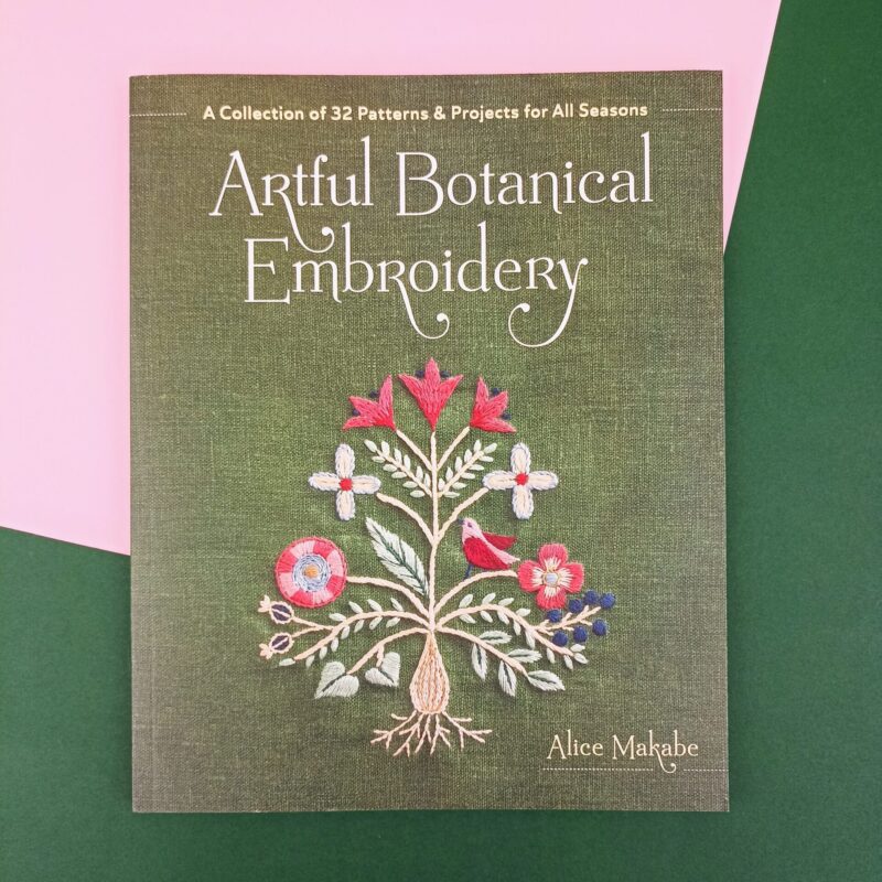 Artful botanical embroidery