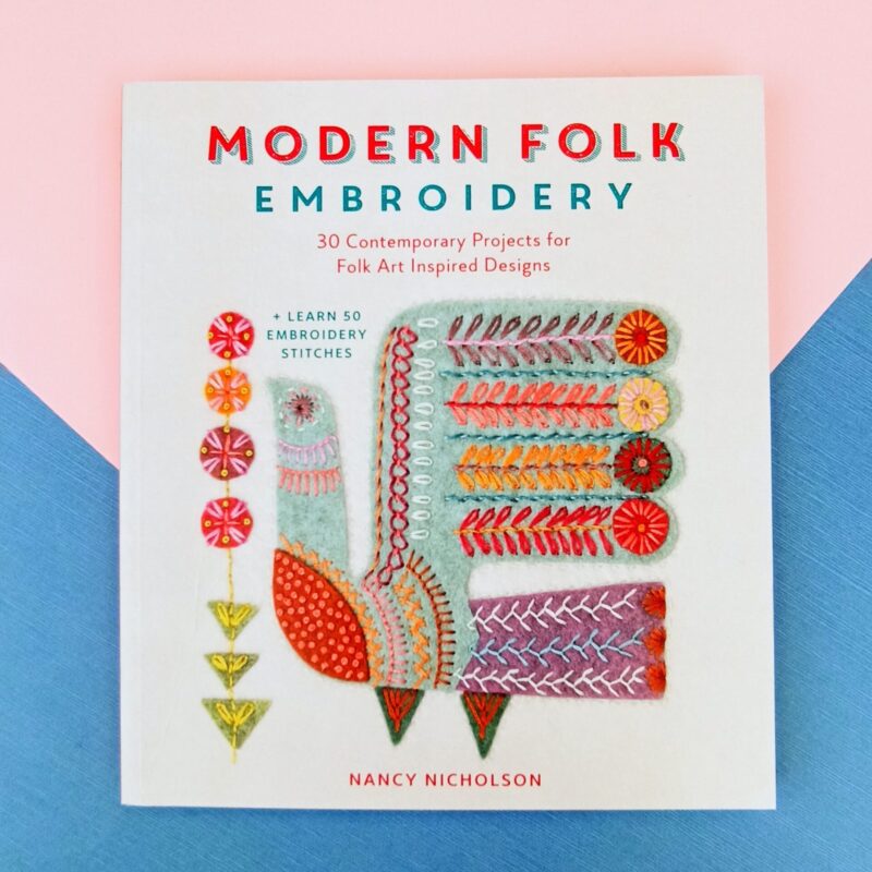 Modern folk embroidery