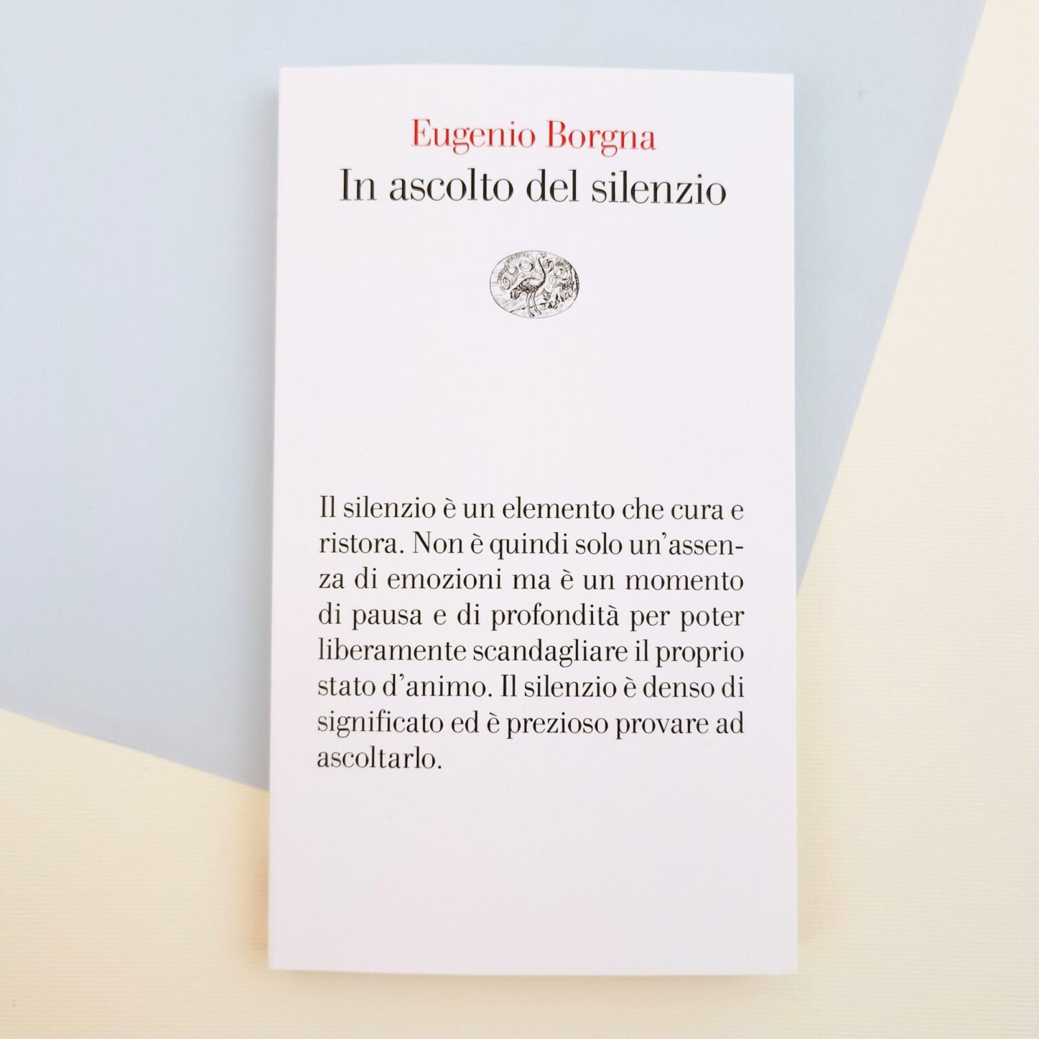 In ascolto del silenzio