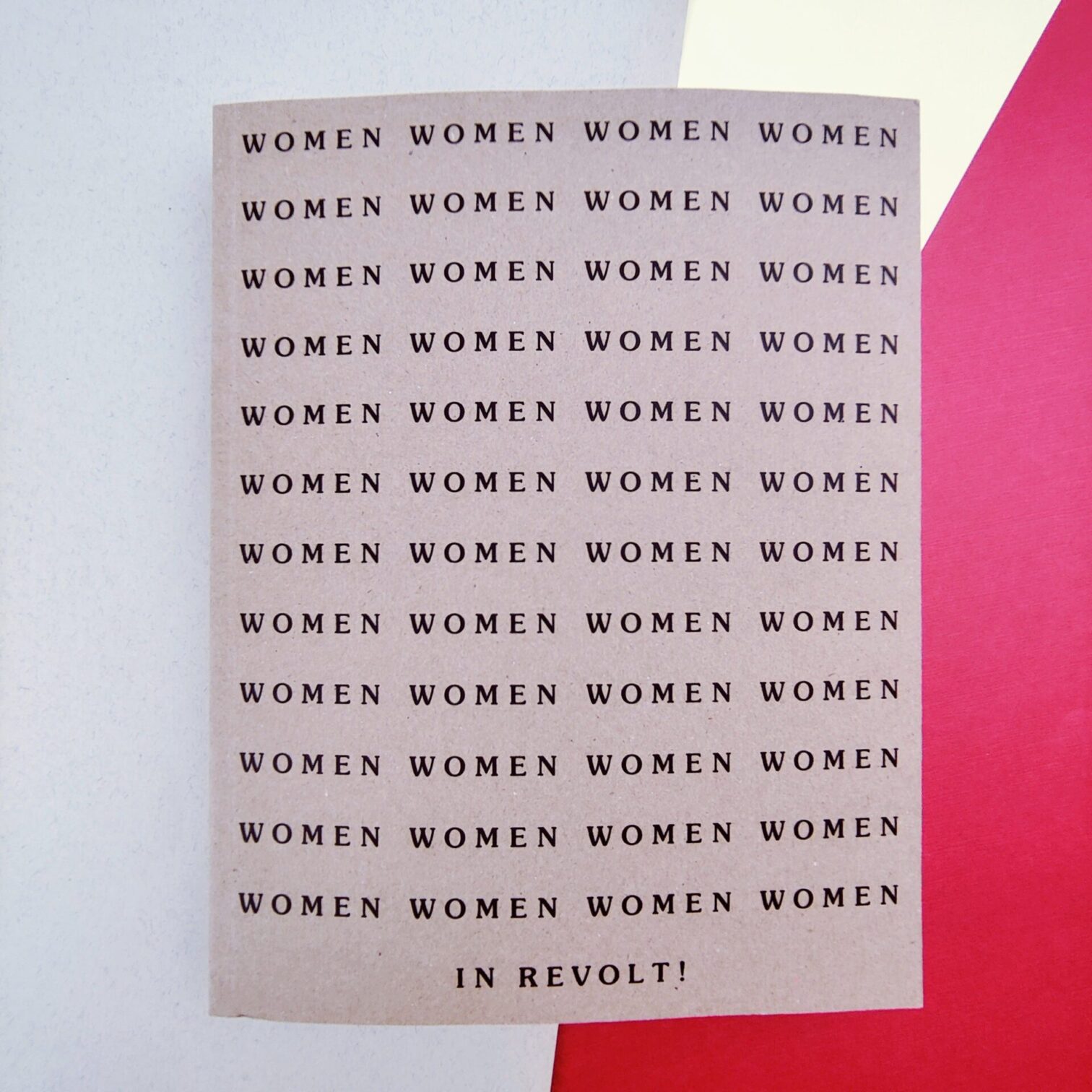 Women in revolt!