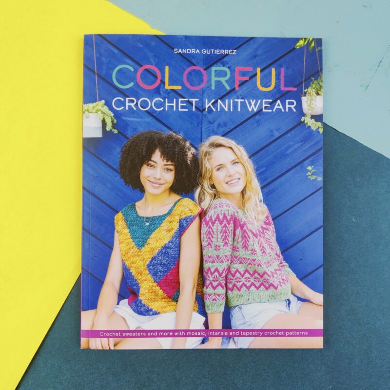 Colorful crochet knitwear