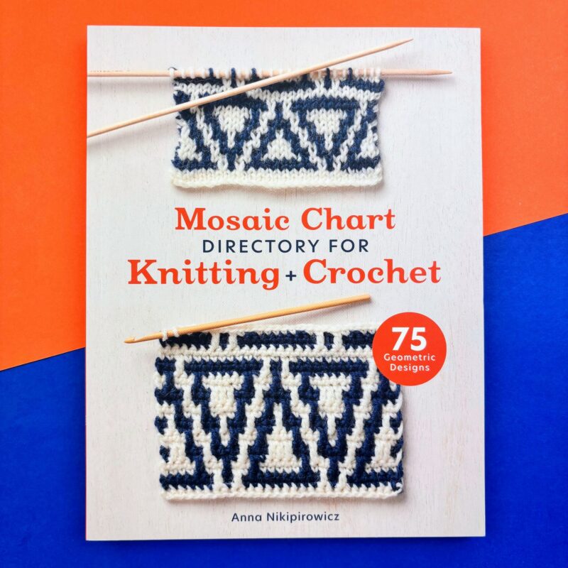 Mosaic chart directory for knitting + crochet