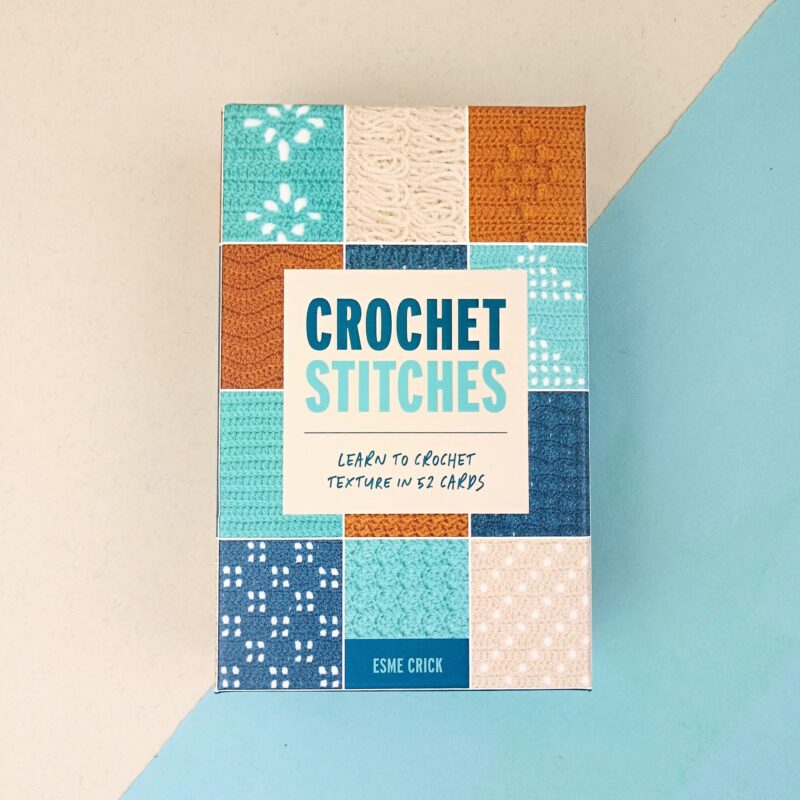 Crochet stitches card deck