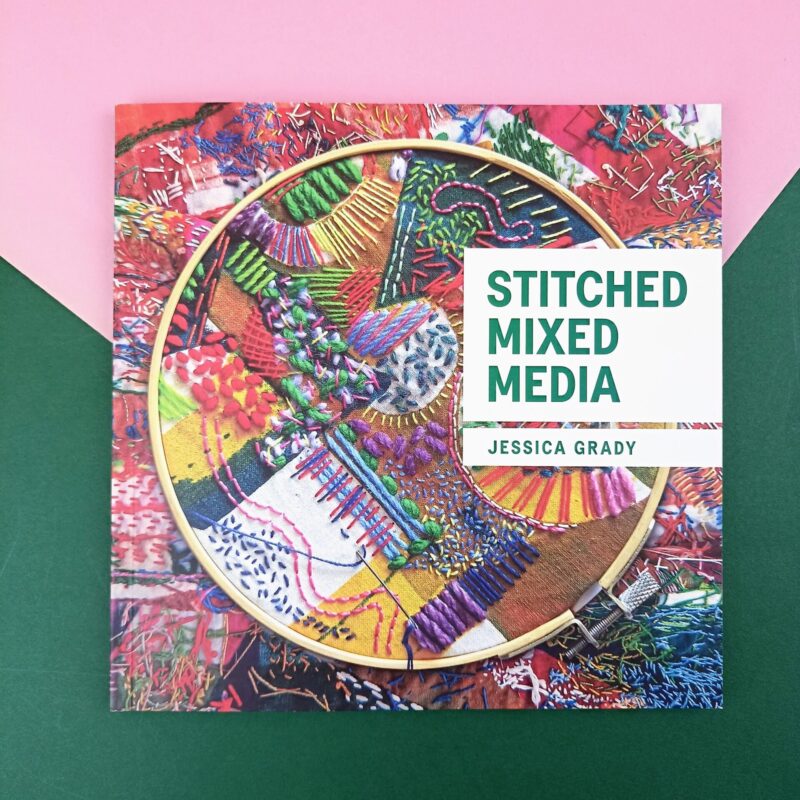 Stitched mixed media
