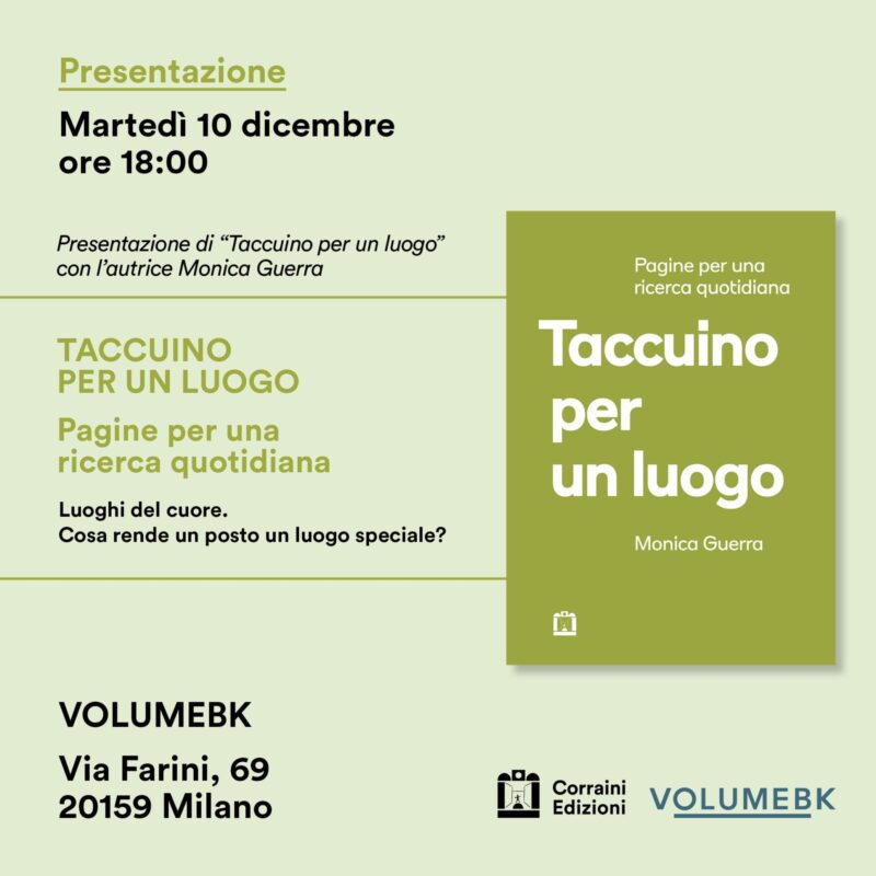 Taccuino per un luogo