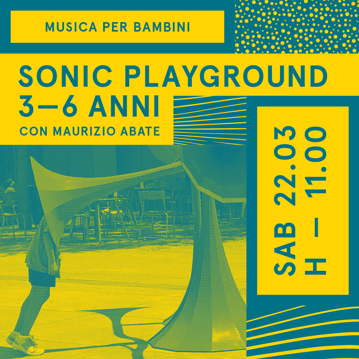 Sonic playground: laboratori di musica per bambini / secondo incontro 3-6 anni / 22 marzo
