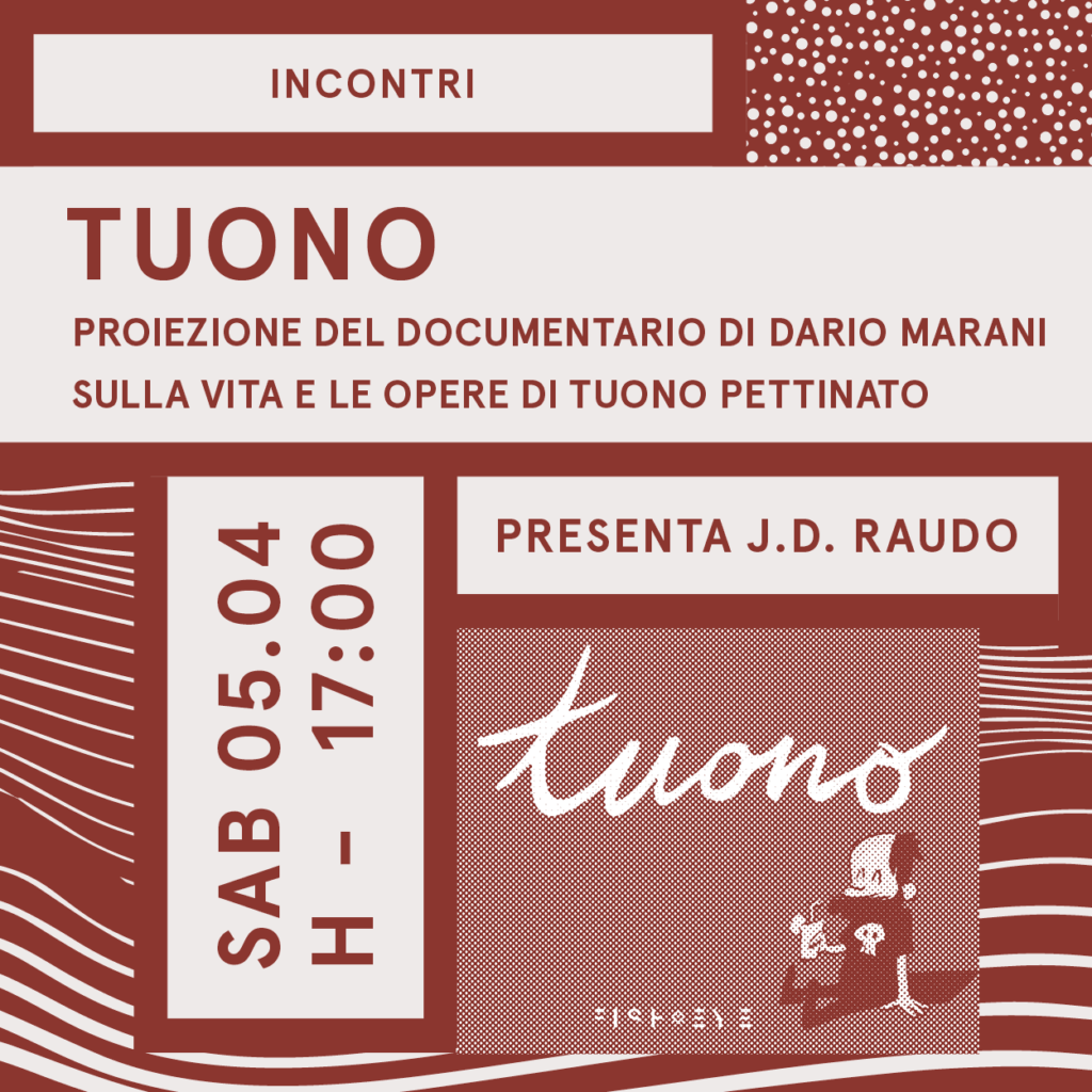 Tuono. Proiezione del film su Tuono Pettinato