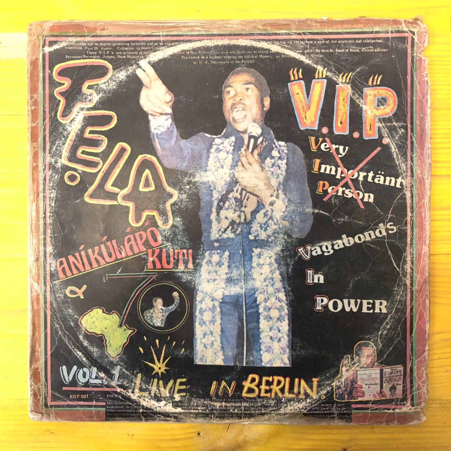 Fẹla Kuti & Africa ’70 / V.I.P. (VAGABONDS IN POWER) – LIVE IN BERLIN VOL. 1