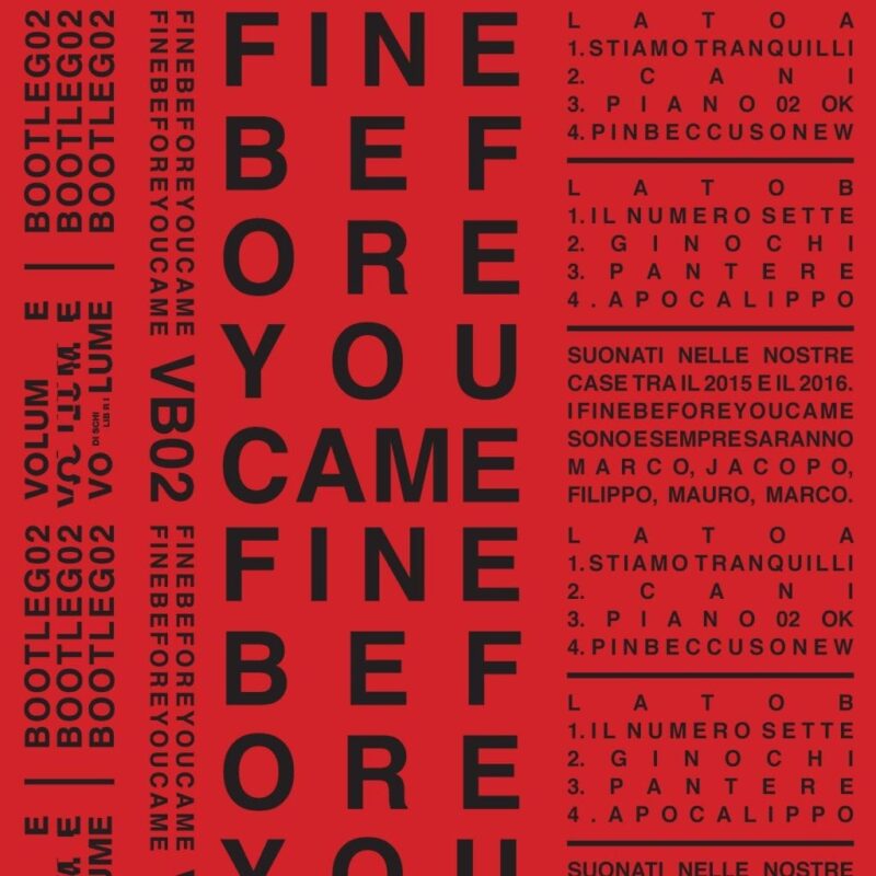 VB02 / FINE BEFORE YOU CAME