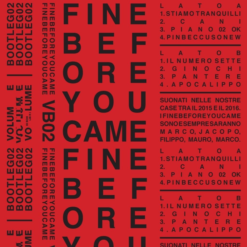 VB02 / FINE BEFORE YOU CAME