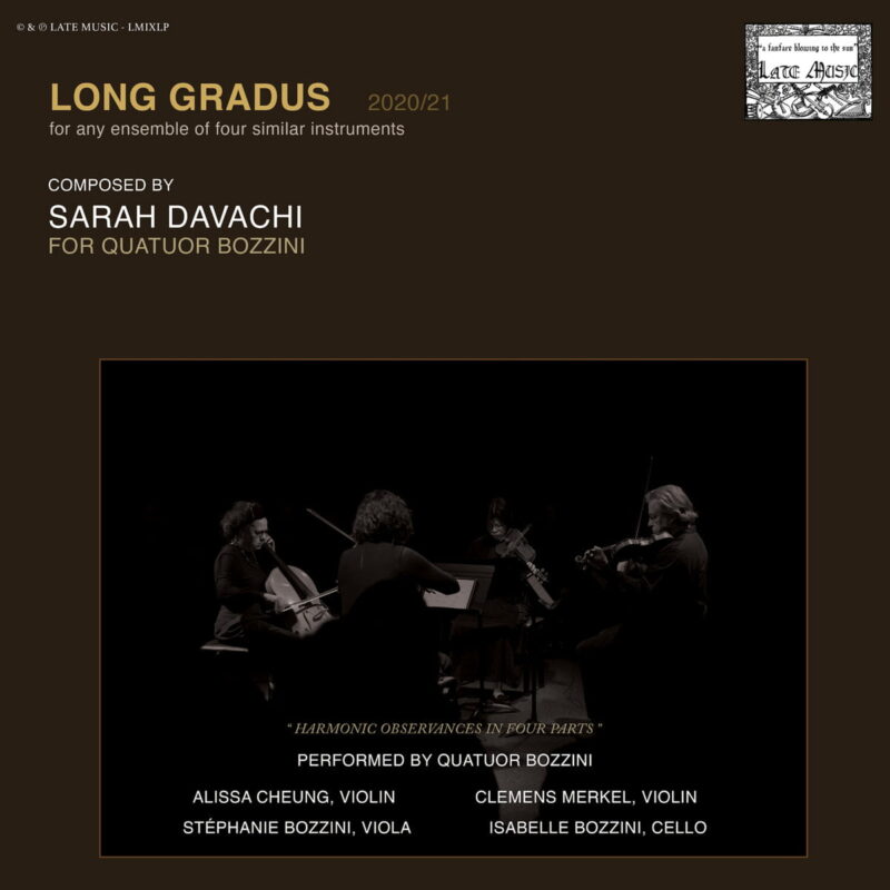 Sarah Davachi / LONG GRADUS