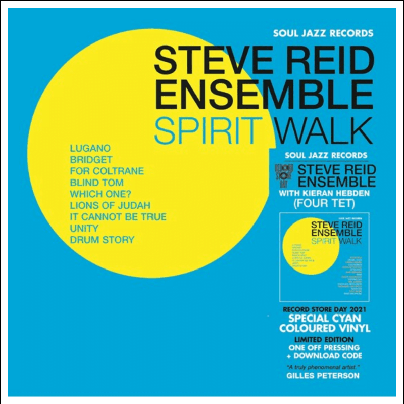 Steve Reid Ensemble (featuring Kieran Hebden) / SPIRIT WALK (RSD 21 drop2)