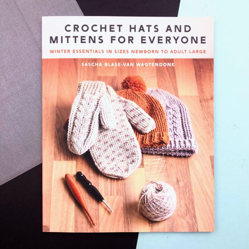 Crochet hats and mittens