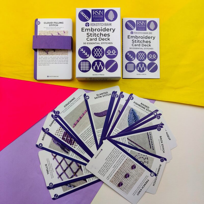 Rsn stitch bank the embroidery stitches card deck