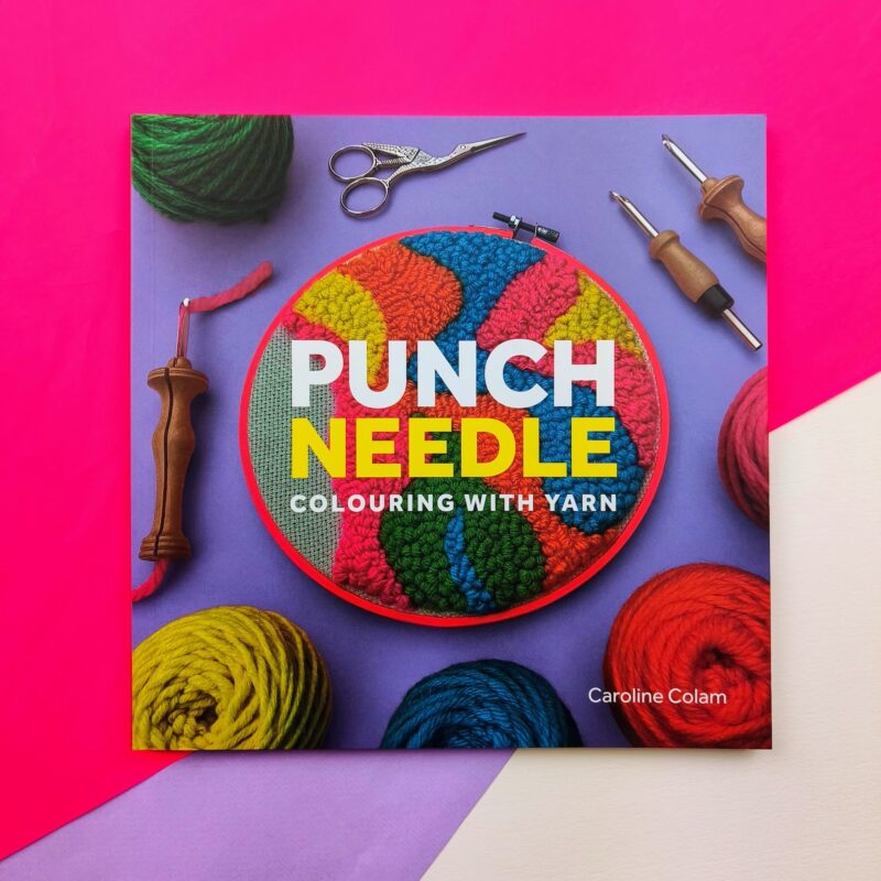 Punch needle: Colouring with yarn