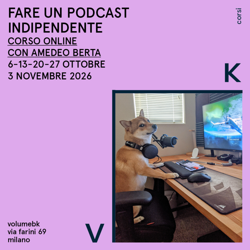 Fare un podcast indipendente / corso online