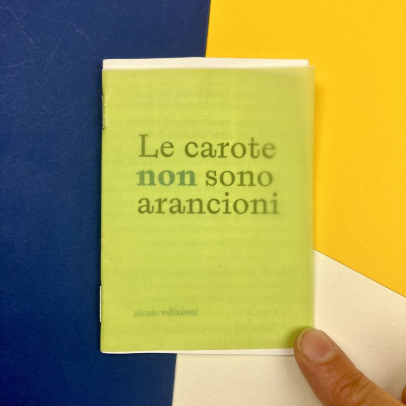 Le carote non sono arancioni