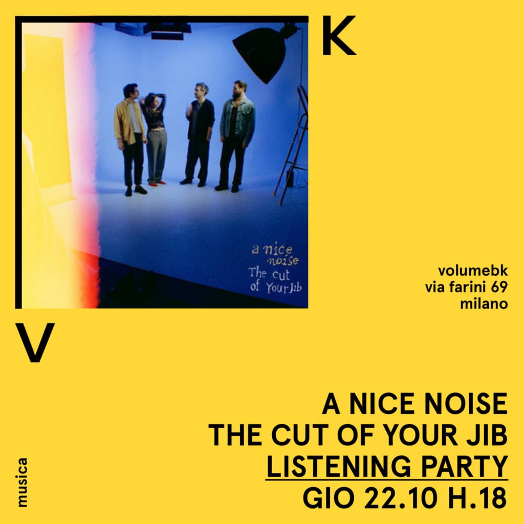 A Nice Noise – The Cut Of Your Jib / listening party